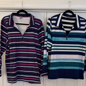 Talbots Colorful Striped Pullovers